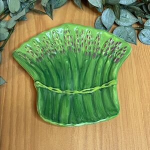 Ceramic Asparagus Spoon Rest EUC